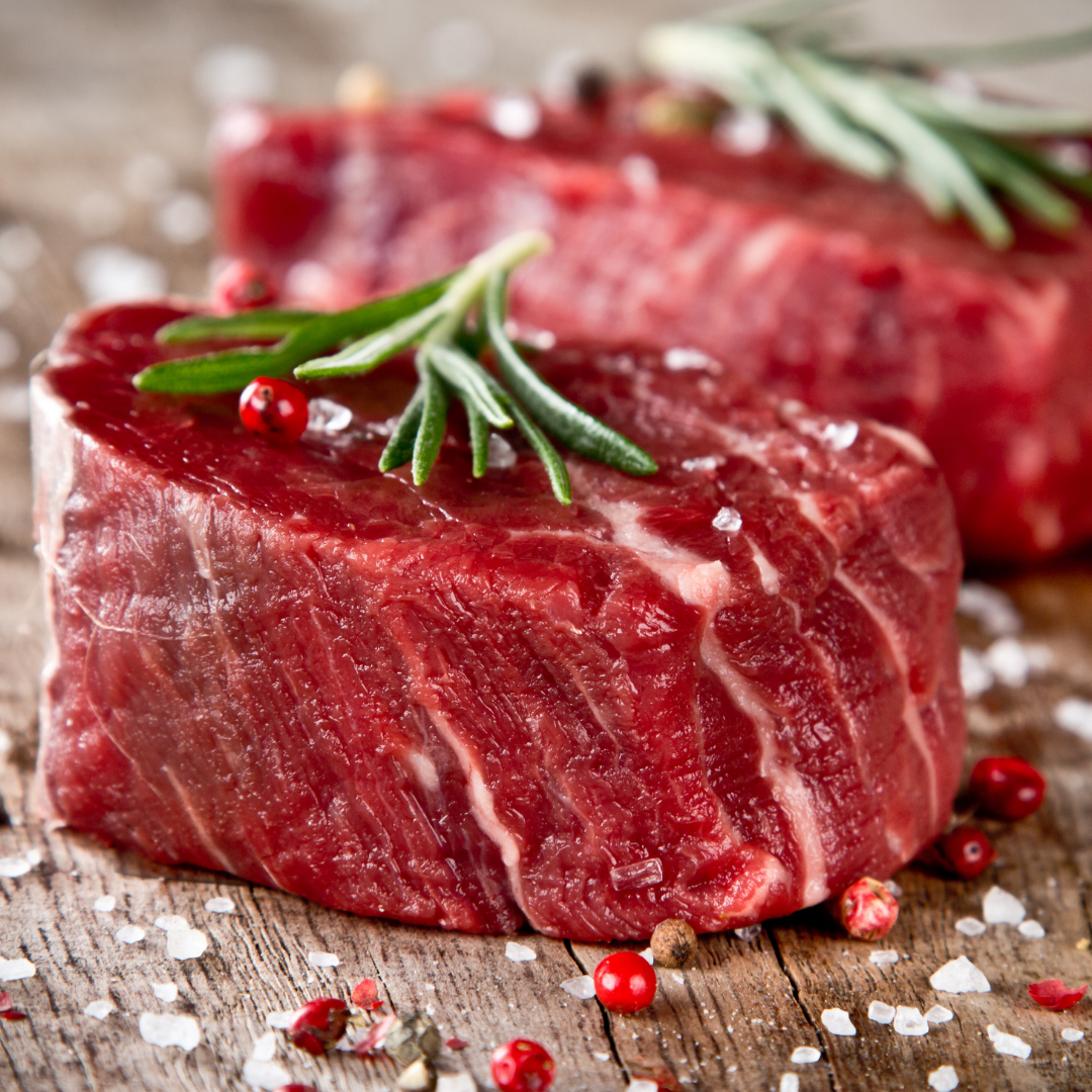 A prime piece of fillet steak ready for the bbq