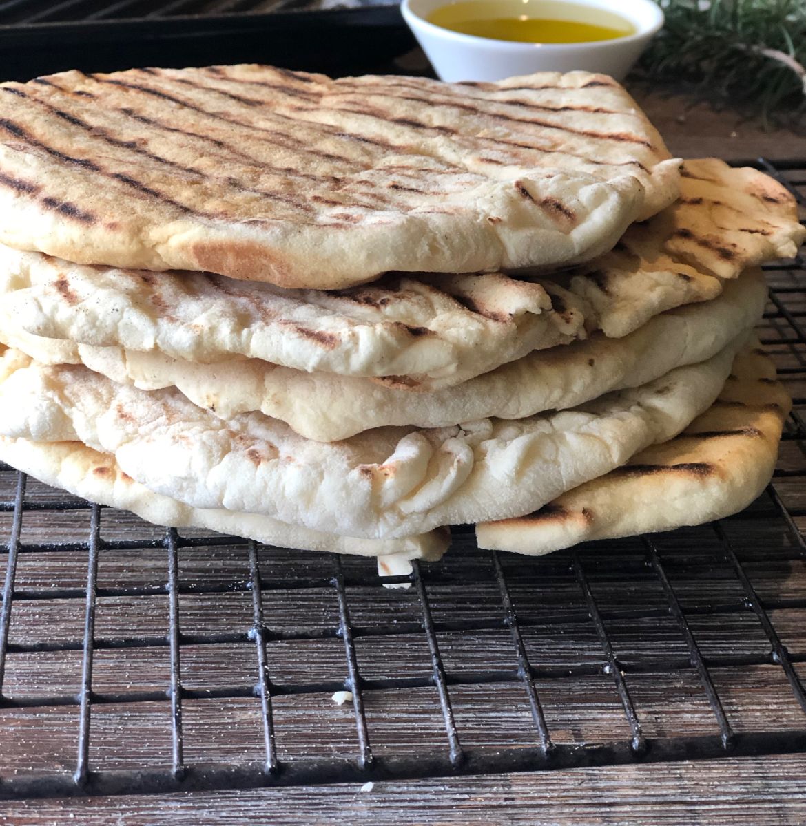 Greek yoghurt flat bread