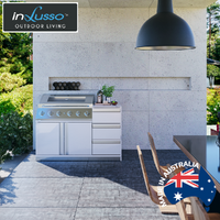 1500mm Outdoor Kitchen with Integrato BBQ and Drawers