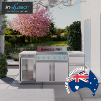 2000mm Outdoor Kitchen with Integrato BBQ and Drawers